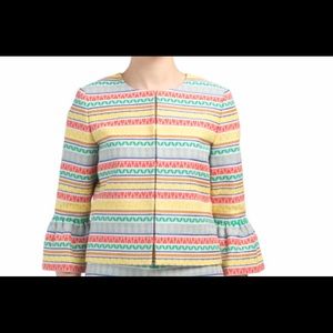 Alice + Olivia Embroidered Blazer